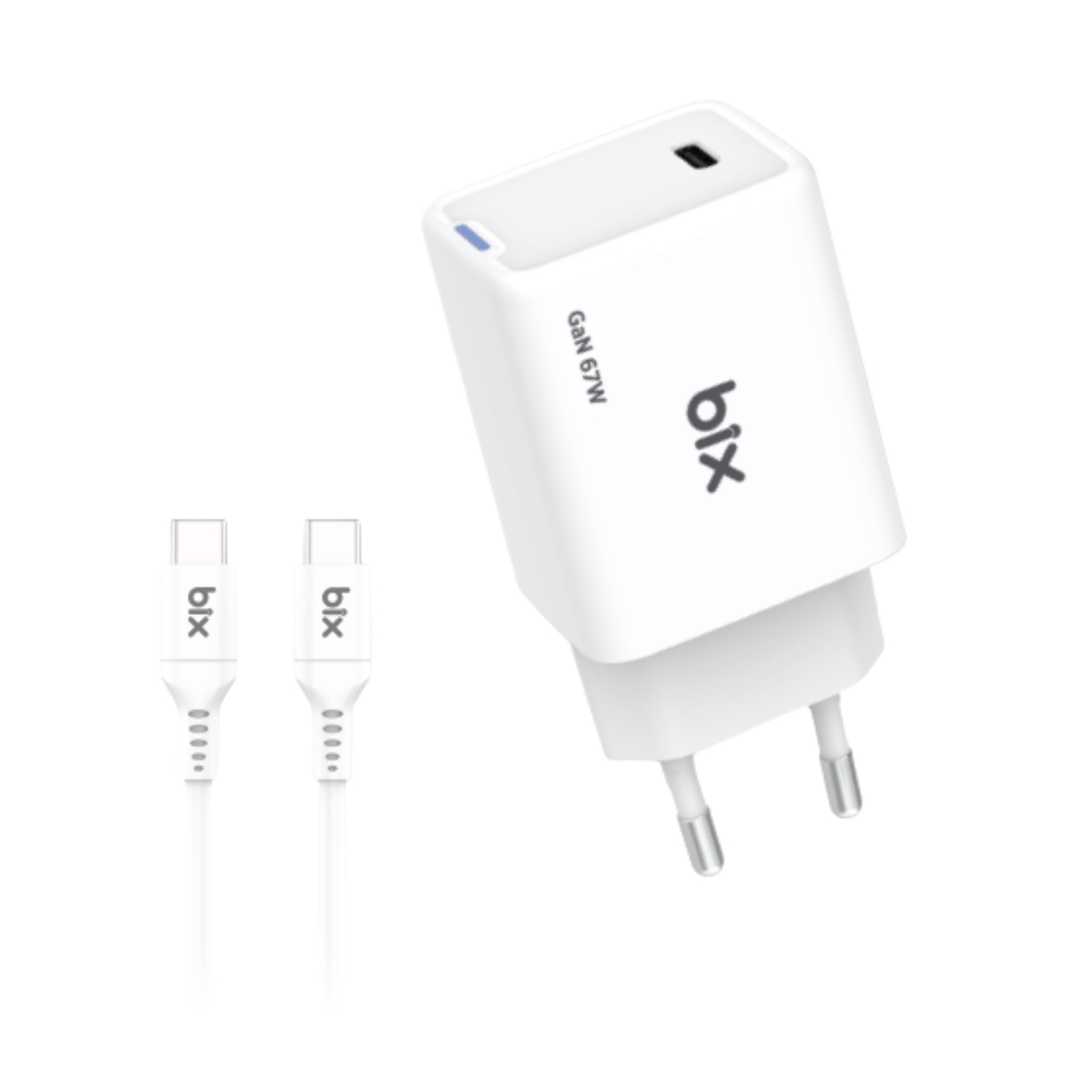 BX1P65G 67W GaN Charger with USB-C Cable